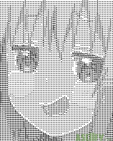 Ascii стим. Ascii аниме. ascii рисунки аниме. ascii art девушка. ascii лицо.