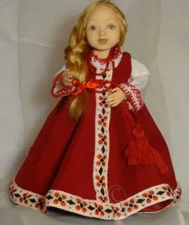 Русский народный костюм для куклы своими руками