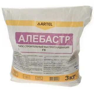 Алебастр строительный применение