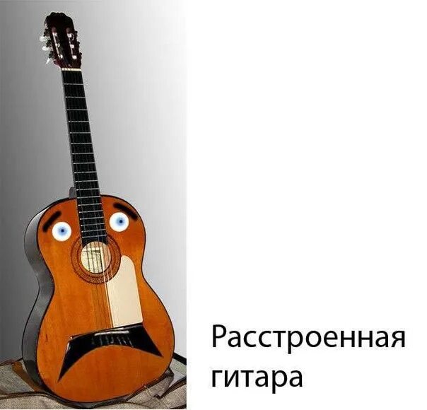 Смешная гитара. Смешные гитары. расстроенная гитара. шутки про гитару. мемы про электрогитару.