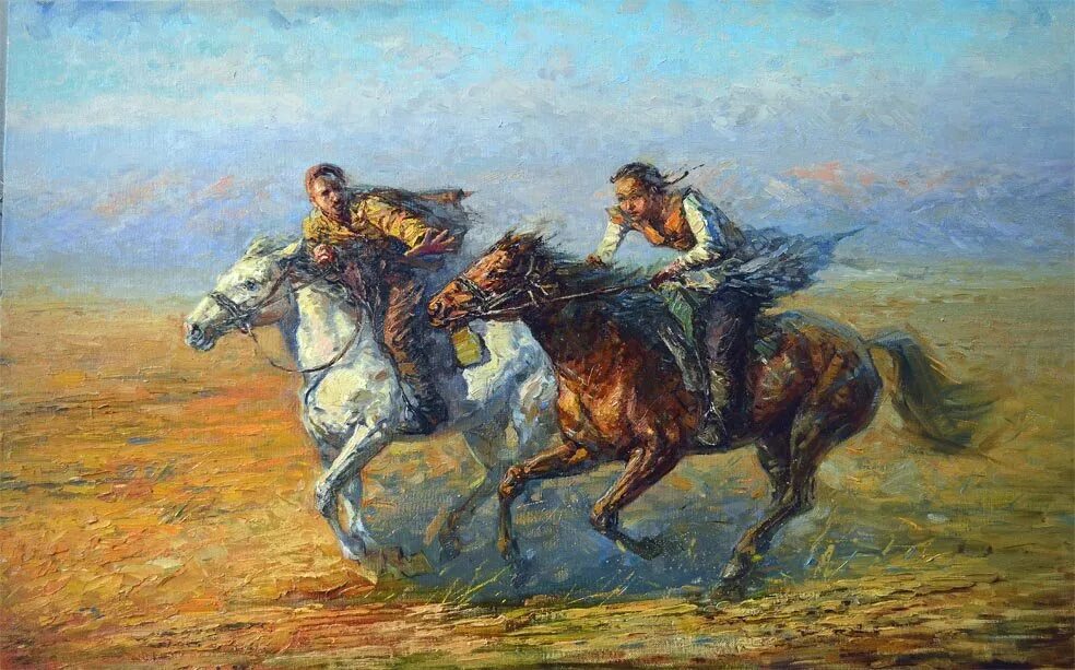 Ким Евгений художник быт казахов. Казахи живопись. Картины художников Казахстана. Картины казахских художников