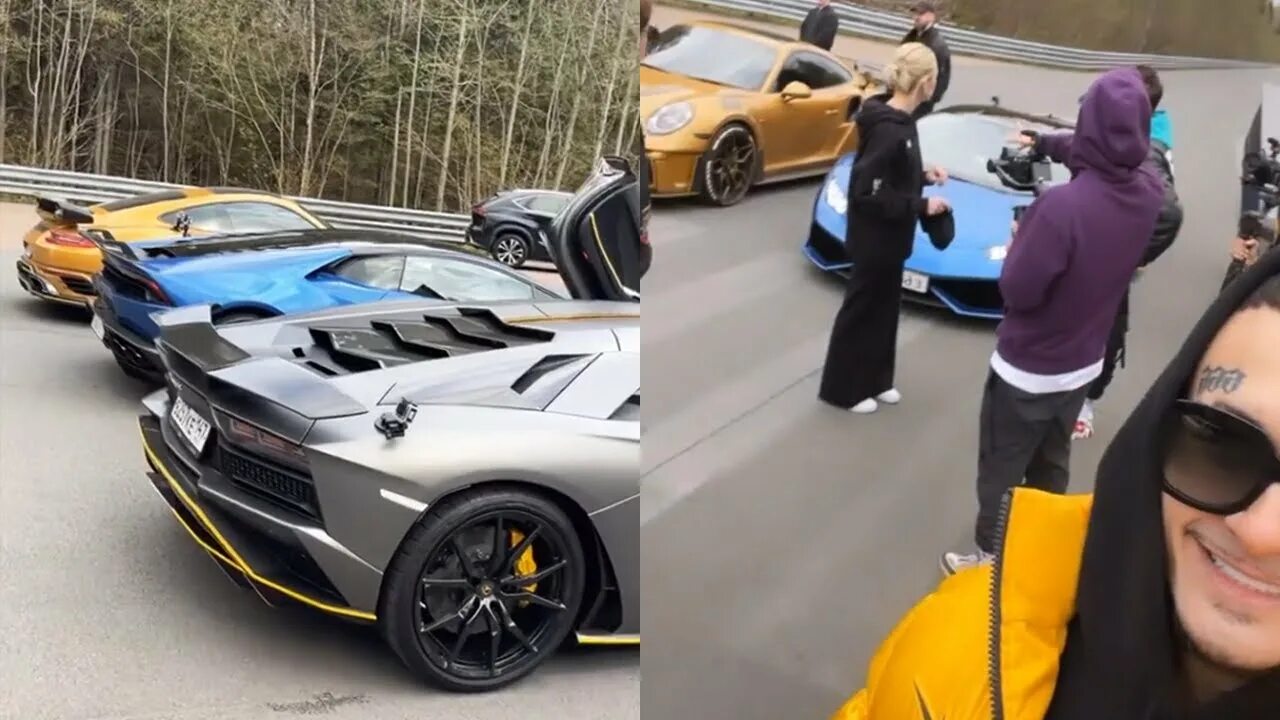 Какая машина у насти. Ивлеева Lamborghini.