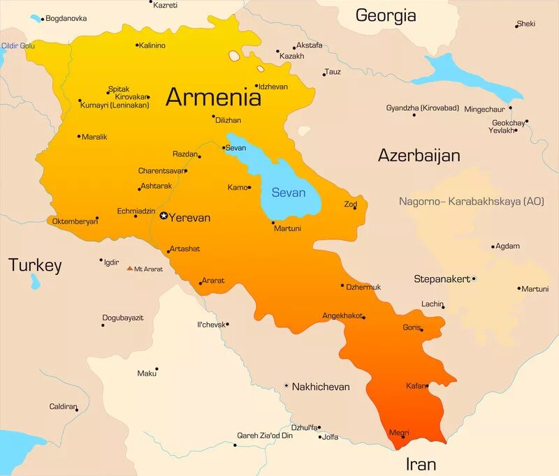 Положение в армении на данный. Армения на карте. карта армении и соседних государств. карта армении фото. кировабад на карте армении.