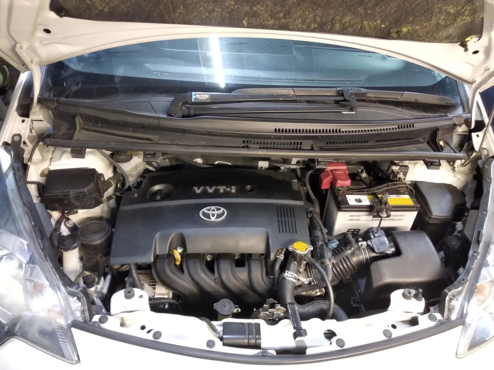 Где находится номер двигателя рактис Крыло переднее на Toyota Ractis NCP120. Правое расположение Купить запчасть ш/