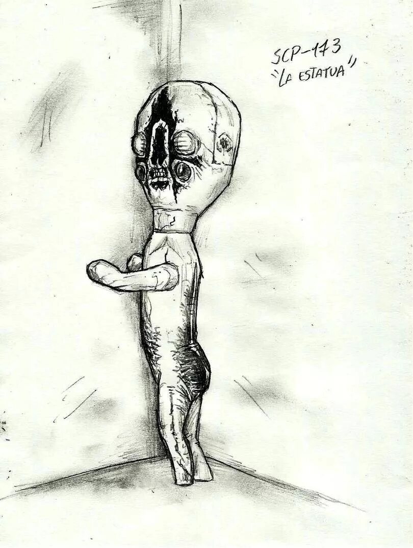 Почему вылетает scp. Рисунки карандашом scp скромник.