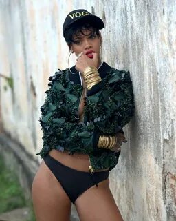 Provocative Photoshoot: Rihanna Bares All in Topless Vogue Brazil Pics, Fea...