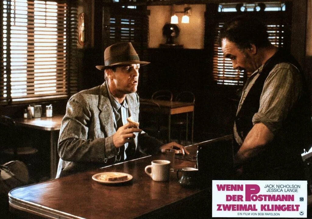 почтальон дважды. джек николсон почтальон всегда звонит дважды. почтальон всегда звонит дважды 1981. почтальон дважды. джессика лэнг почтальон всегда.