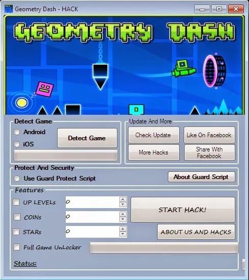 Geometry Dash Hack. Geometry Dash update 2.2. Геометрии Дэш хак. Кликер в геометрии Даш.