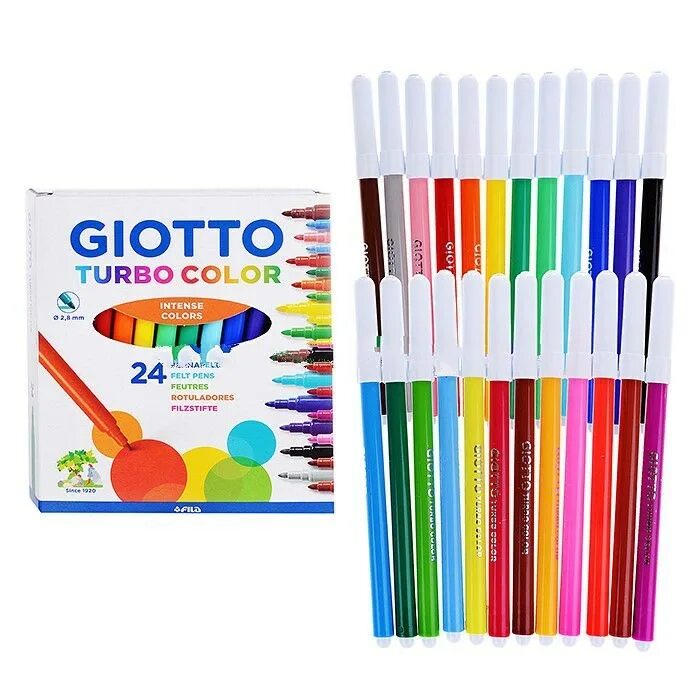 Фломастеры giotto 24. Фломастеры 24 цвета арт 200837232. Фломастеры giotto 24. Гиотто турбо колор. Giotto набор фломастеров turbo dobble, 10 шт.
