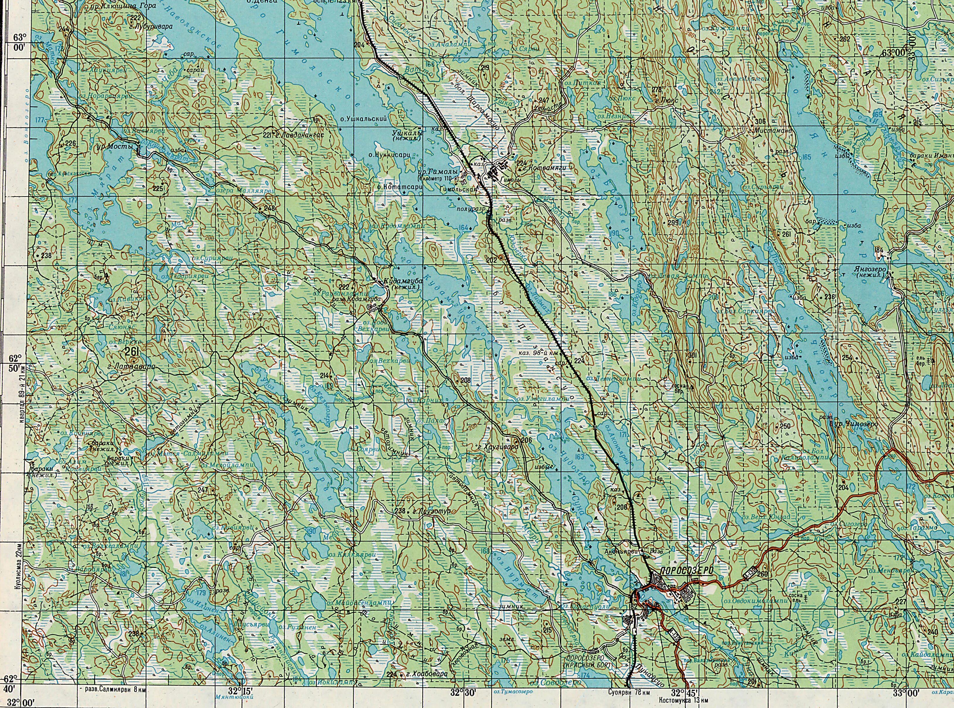 Карелия топография. Карта Карелии Генштаб 500. Топографическая карта Карелии. Карелия озеро Сандал на карте. Карелия местоположение