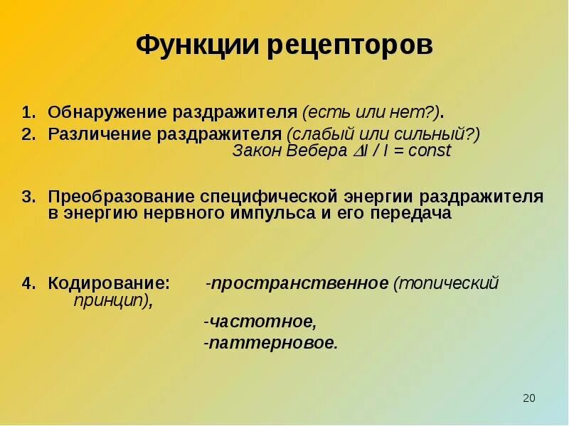 Типы рецепторов физиология. Основные виды рецепторов физиология. Физиологические особенности рецепторов. Функция ирритантных рецепторов.