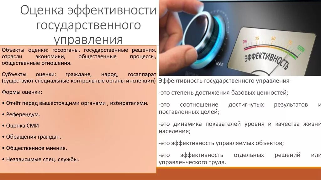 Оценка эффективности государственного управления. Результативность и эффективность государственного управления. Эффективность управления государством. Критерии оценки эффективности государственного управления.