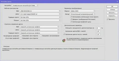Цветовой профиль изображения