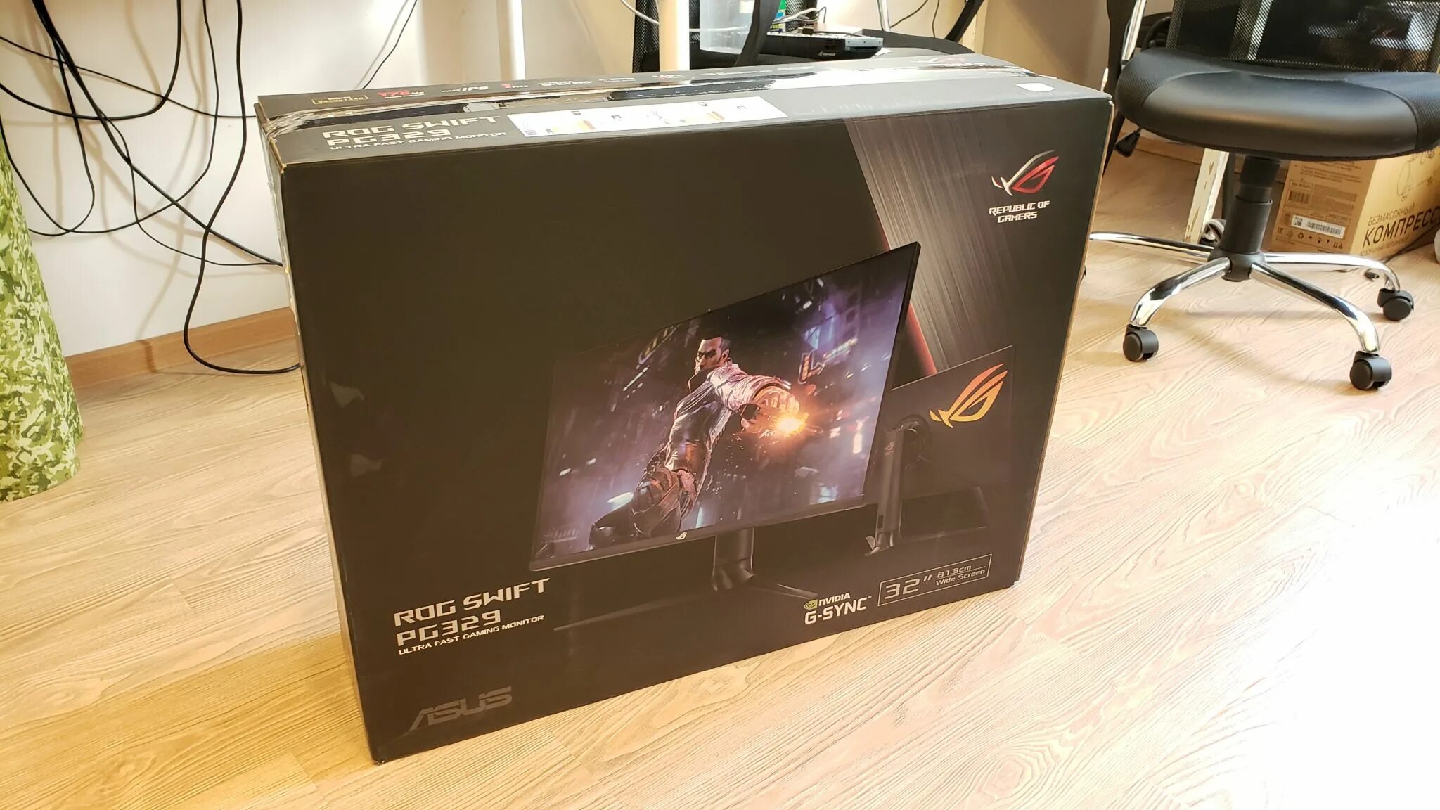 Rog swift pg329q. Asus rog swift pg329q. 32&quot; монитор asus rog swift pg329q, 2560x1440, 175 гц, ips, черный. монитор asus rog swift pg329q.