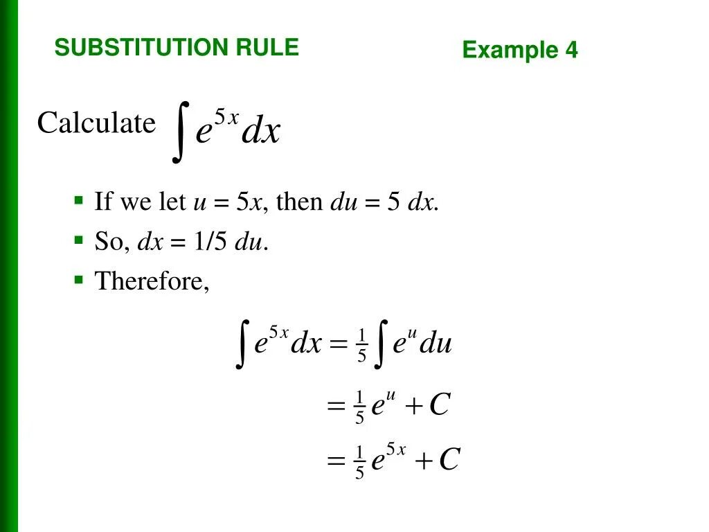 2 substitution. 2 substitution