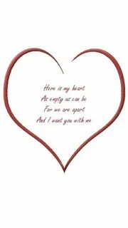 Empty heart