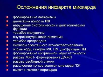 Аневризма инфаркт
