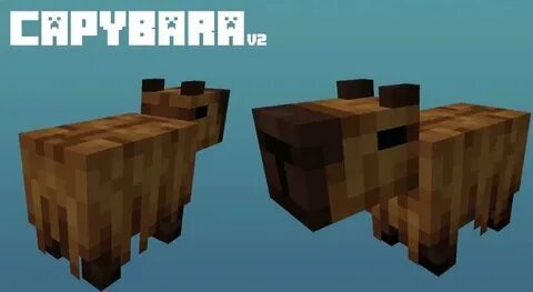 Капибара майнкрафт