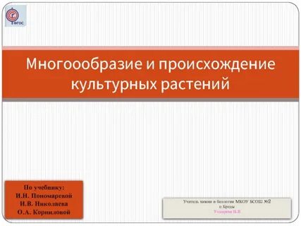 Многообразие и происхождение класс