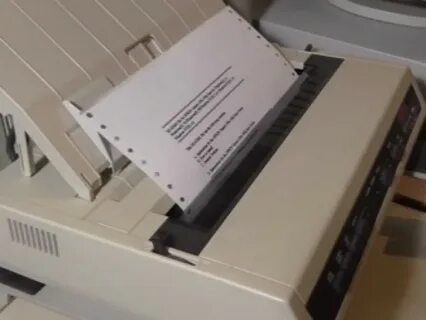 Результат принтера