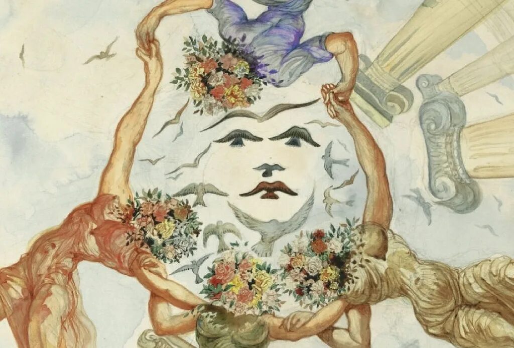 Даль на 2 минуты. Salvador Dali Dali - Flower. Известные художники сюрреалисты. Сальвадор дали танец. Художник сюрреалист Сальвадор дали.