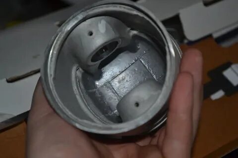Доработка поршня иж
