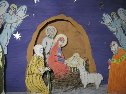 Рождественский вертеп для детей