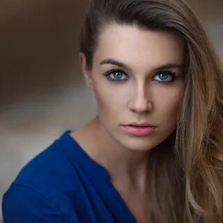 Blue eyed model
