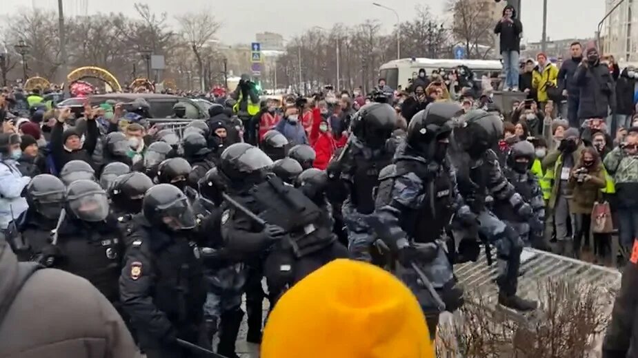 Москва после митингов