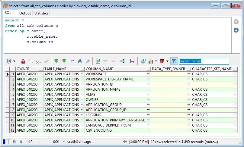 Oracle table type. Таблица oracle. sql developer синтаксис. таблица истинности oracle sql. apex application.