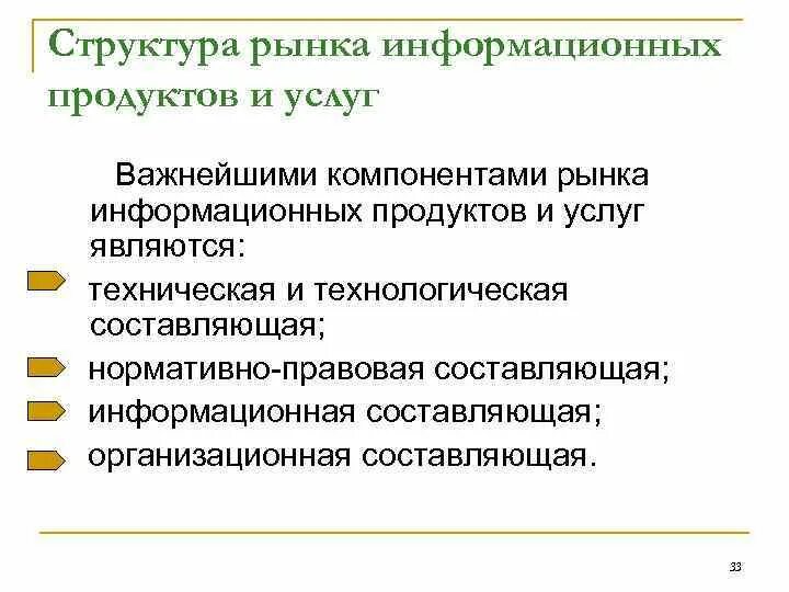 Информационный рынок примеры