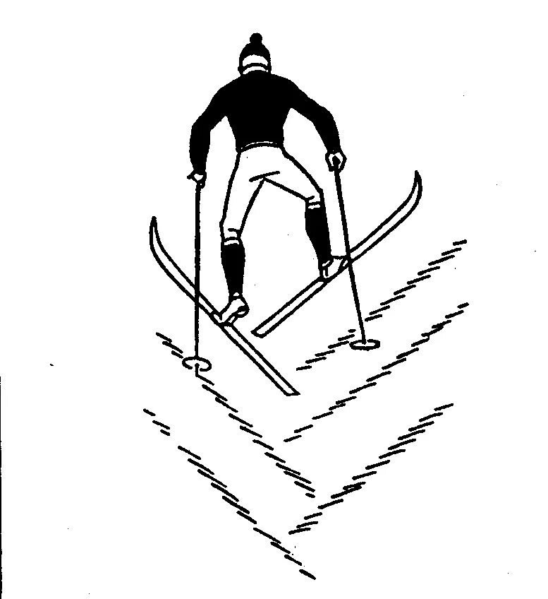Подъём ёлочкой на лыжах техника. Подъем елочкой и полуелочкой. Подъем полуелочкой на лыжах техника. Техника подъема елочкой.