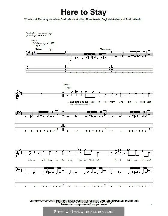 Korn tabs. Korn here to stay. korn here to stay альбом. korn here to stay drum notes.