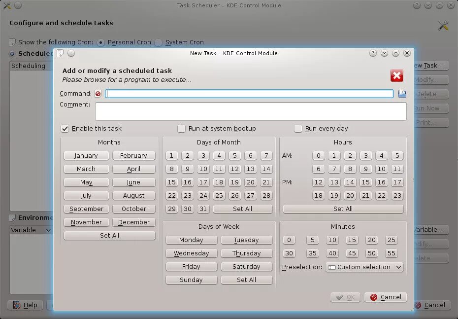 Cron calculator. Cron интерфейсы. linux task scheduler. кронтаб линукс. cron расписания.