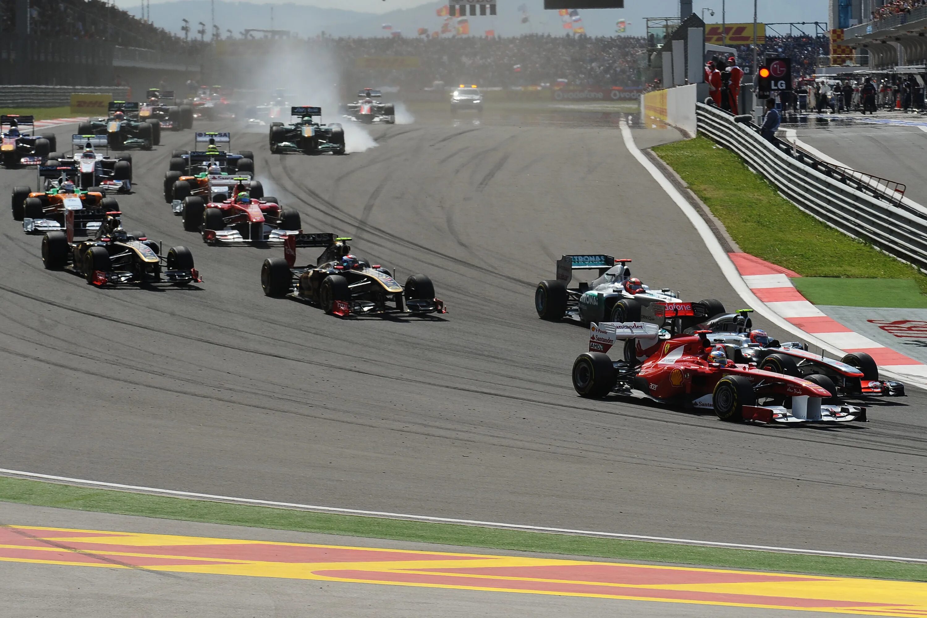 F1 Parc. Turkey Grand prix. Формула 1 в 2011 году. Какие бывают гонки.