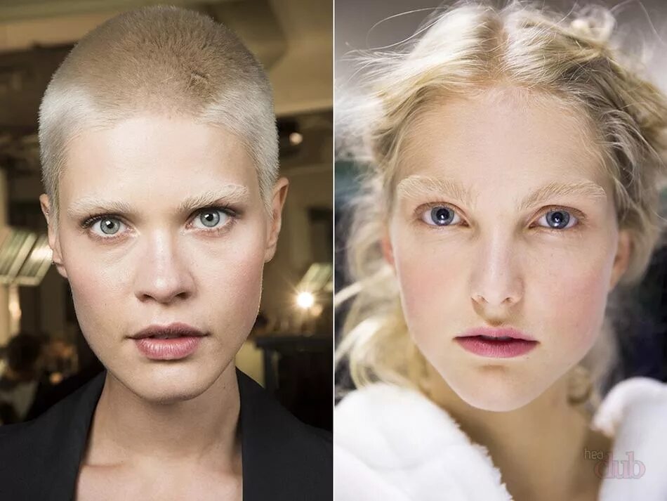 лицо анфас. макияж глаз без туши. обесцвеченные брови 2022 тренд. обесцвеченные брови. длинные стрелки.