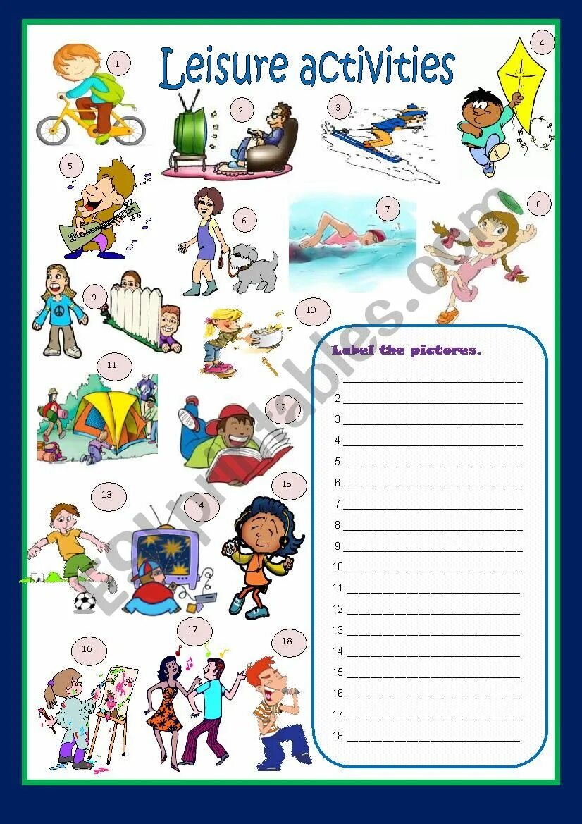 Leisure worksheets. Задания по английскому на тему хобби. Leisure worksheets. Leisure activities таблица. Hobbies and leisure activities.
