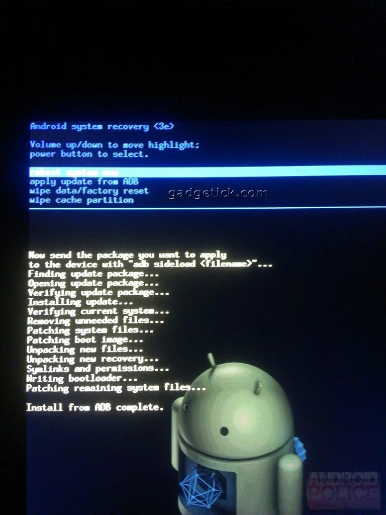 Android update adb. Apply update from adb. update from.