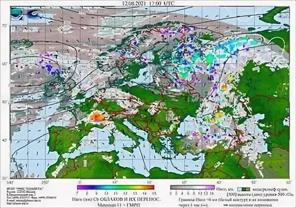 Карта осадков темрюк