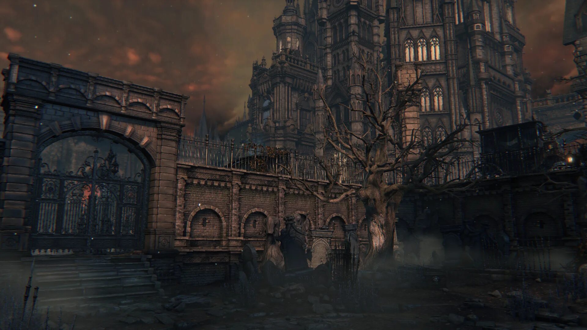 Локации бладборн. Ярнам собор. bloodborne архитектура. архитектура готика бладборн. викторианская архитектура бладборн.