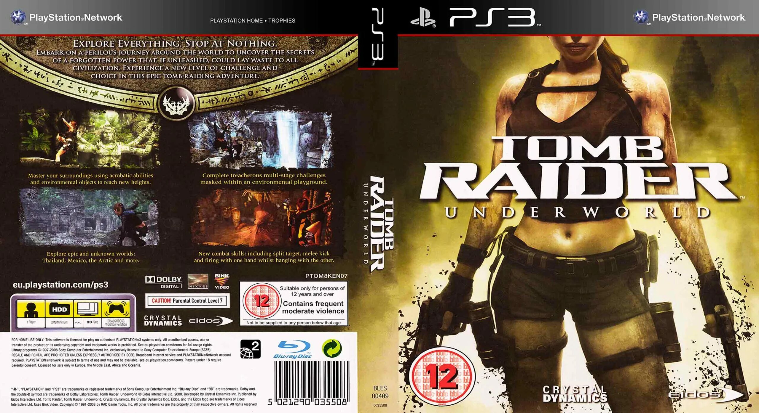 Tomb Raider: Underworld (ps3). Tomb Raider Underworld ps2 обложка. Tomb Raider: Underworld 2008 на ПС 2.