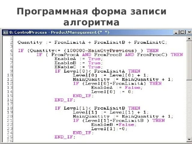 Алгоритмический язык информатика