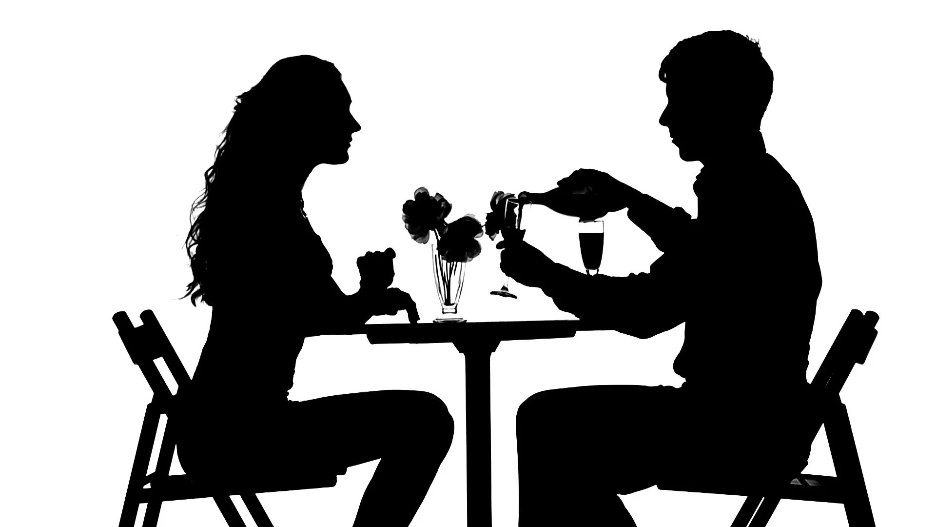 Двое пили зеленый. Романтический ужин. Романтический ужин силуэт. Силуэты за столом. Силуэт человека за столом.