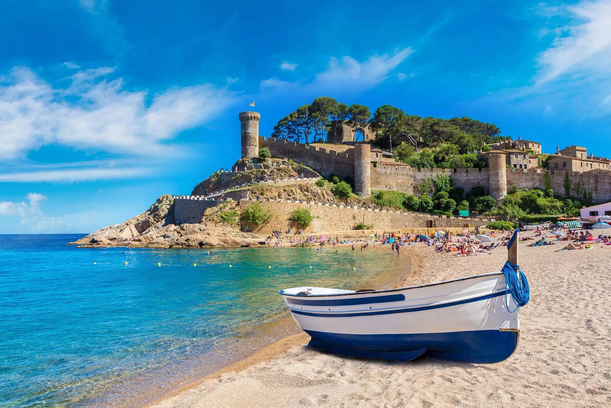 Испания на берегу моря. Коста брава. costa brava испания.