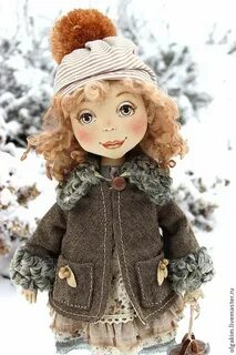 Зимний кукла