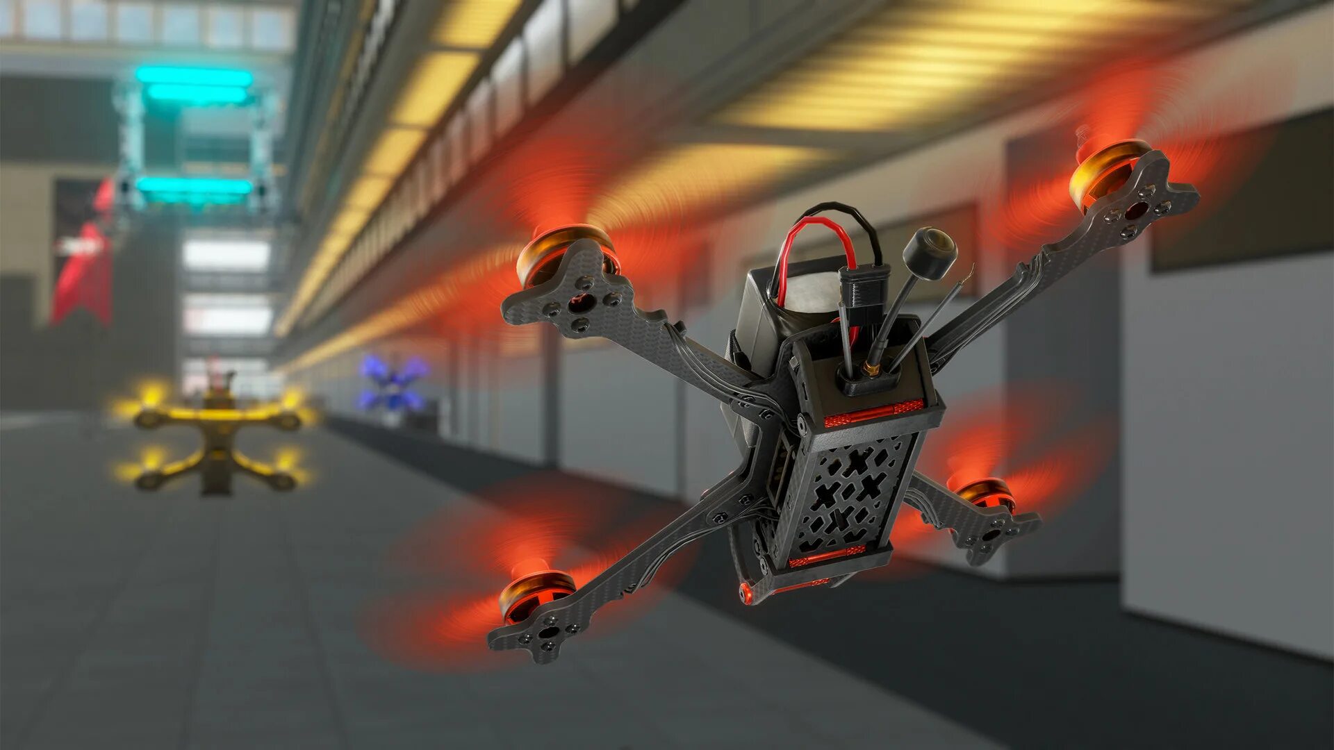 Drone racer simulator