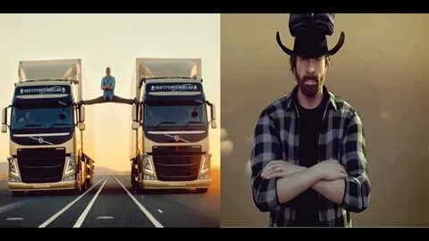 Chuck Norris Truck Commercial by Chuck Norris Merry Vs Jean Claude Damme. 