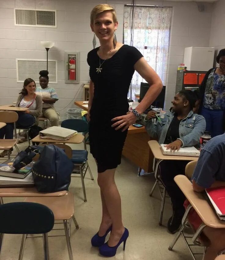 He dressed up