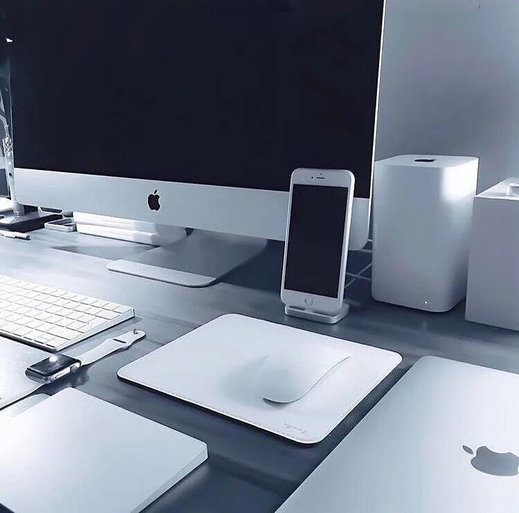 The computer is the table