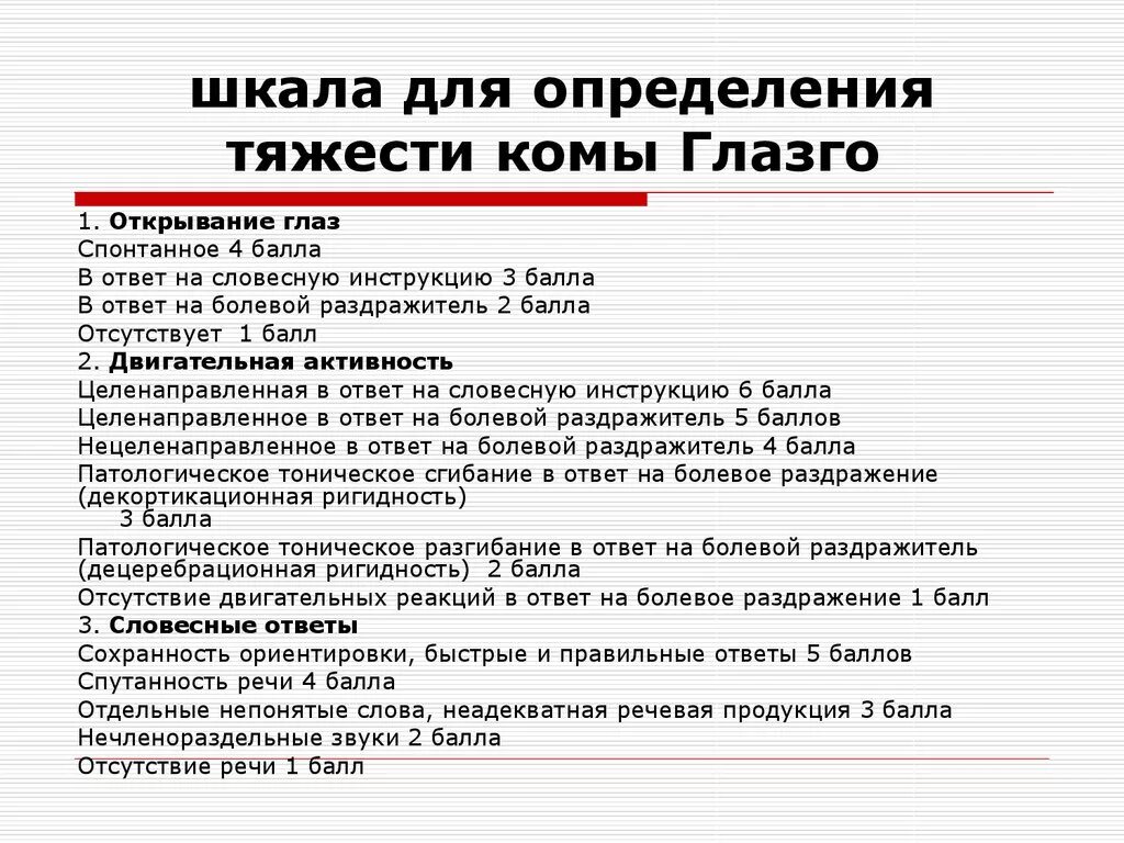 Геморрагический инсульт шкалы. Шкала Глазго для оценки тяжести комы. Шкала Глазго при инсульте геморрагическом. Шкала Глазго для оценки тяжести инсульта пример.